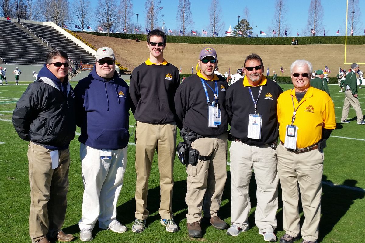 Dan and friends at the Shrine Bowl